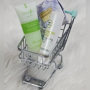 Mini Shopping Cart Party  - Multicolor for makeup photo shoot.